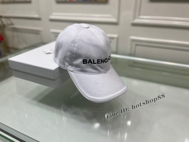 Balenciaga專櫃新款巴黎世家立體刺繡帆布經典原單棒球帽鴨舌帽 mmyj3018